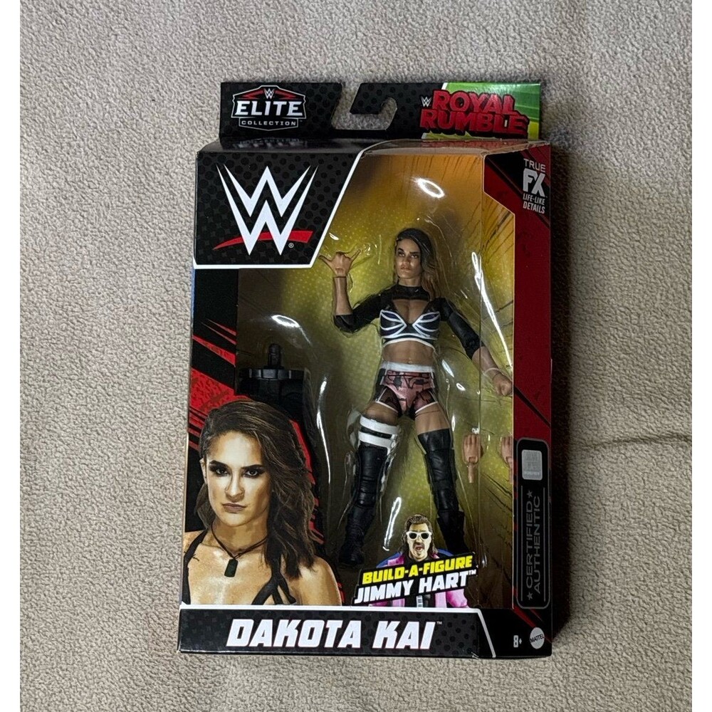 WWE Dakota Kai Elite Royal Rumble Action Figure BAF Jimmy Hart Mattel 2021